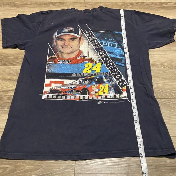 VTG Winners Circle Jeff Gordon NASCAR Double Sided Graphic Racing T-Shirt Mens M - Picture 8 of 8